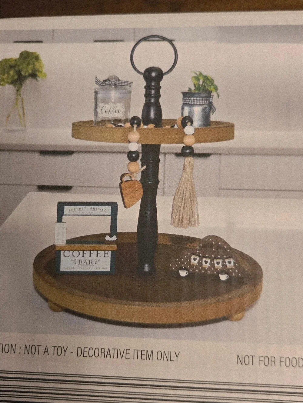 Rustic Black & Cream Coffee Bar Home Accent Set - Picture 10 of 10
